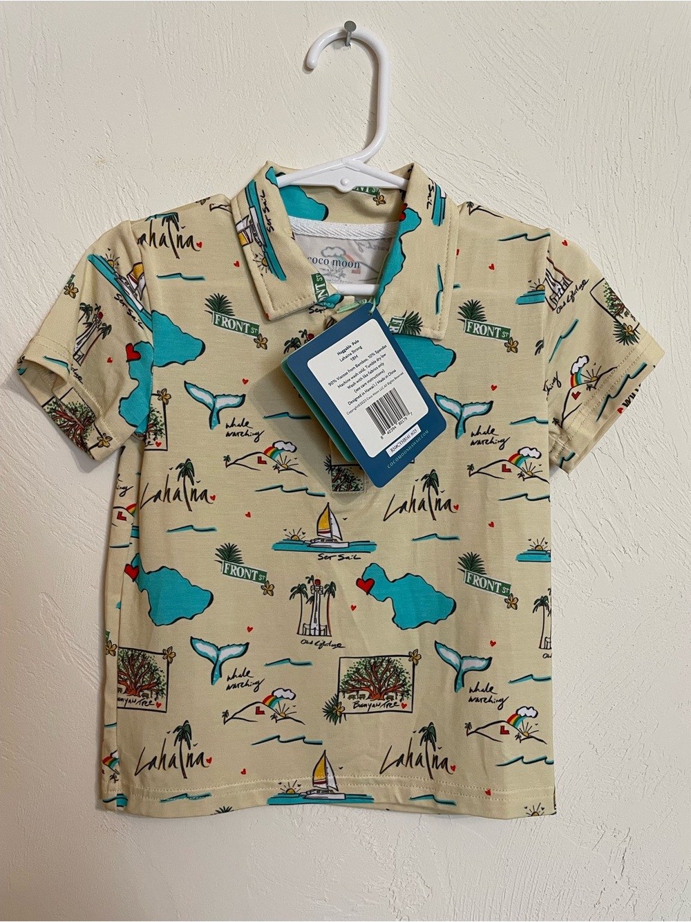 Coco Moon Maui toddler tee 18 mo NWT